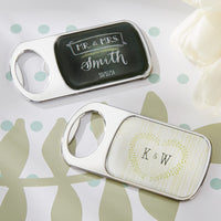 Thumbnail for Personalized Silver Bottle Opener - Rustic Wedding