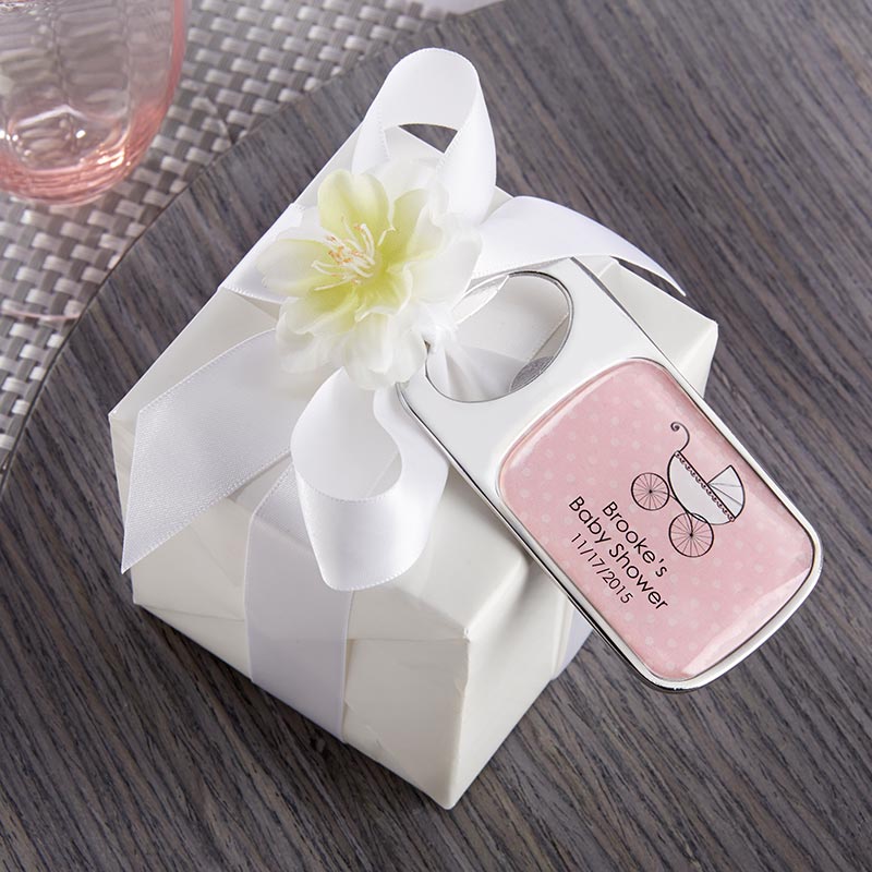 Silver Bottle Opener (Available Personalized) Alternate Image 2, Kate Aspen | Bottle Openers