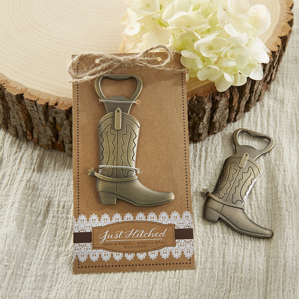 Just Hitched Cowboy Boot Bottle Opener Main Image, Kate Aspen | Bottle Openers