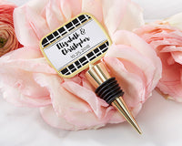 Thumbnail for Personalized Gold Bottle Stopper - Modern Classic