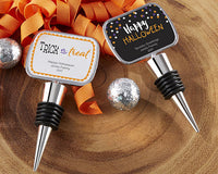 Thumbnail for Personalized Silver Bottle Stopper - Halloween