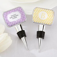 Thumbnail for Personalized Silver Bottle Stopper - Baby Shower