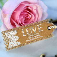 Thumbnail for Love Antique Gold Bottle Opener Alternate Image 6, Kate Aspen | Bottle Openers