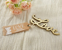 Thumbnail for Love Antique Gold Bottle Opener Alternate Image 2, Kate Aspen | Bottle Openers