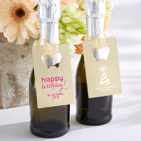 Thumbnail for Personalized Gold Credit Card Bottle Opener - Birthday