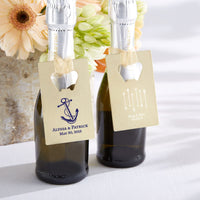 Thumbnail for Personalized Gold Credit Card Bottle Opener - Wedding/Bridal