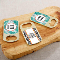 Thumbnail for Personalized Gold Bottle Opener - Tropical Chic