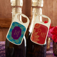 Thumbnail for Personalized Gold Bottle Opener - Indian Jewel