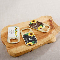 Thumbnail for Personalized Gold Bottle Opener - Sunflower