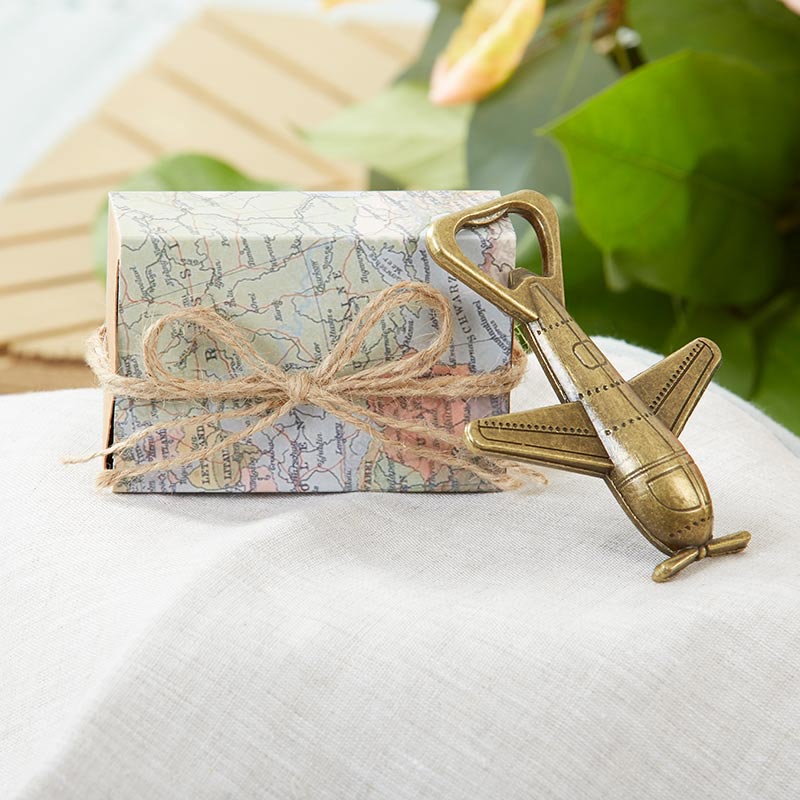 Let the Adventure Begin Airplane Bottle Opener Main Image, Kate Aspen | Bottle Openers