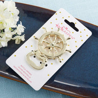 Thumbnail for Gold Nautical Ship Wheel Bottle Opener