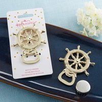Thumbnail for Gold Nautical Ship Wheel Bottle Opener