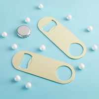 Thumbnail for Gold Oblong Bottle Opener - DIY