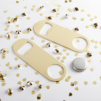 Thumbnail for Gold Oblong Bottle Opener - DIY