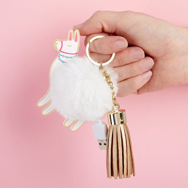 Shop Munai Llama Pom Pom Keychain