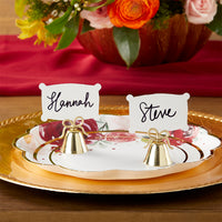 Gold Kissing Bells Place Card/Photo Holder (Set of 24) Alternate Image 2, Kate Aspen | Place Card Holders & Frames