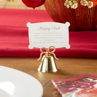 Gold Kissing Bells Place Card/Photo Holder (Set of 24) Alternate Image 5, Kate Aspen | Place Card Holders & Frames