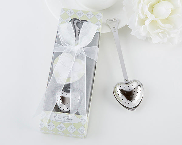 Heart Shaped "Tea Time" Tea Infuser in Gift Box