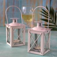 Thumbnail for Luminous White Mini-Lantern Tea Light Holder