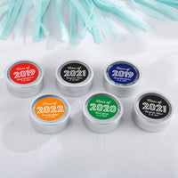 Thumbnail for Personalized Silver Round Candy Tin - Class of 2019 (Set of 12)