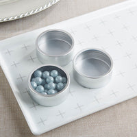 Thumbnail for Silver Round Candy Tin - DIY (Set of 12)