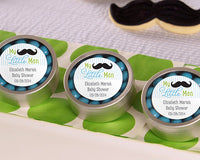 Thumbnail for Personalized Silver Round Candy Tin - My Little Man (Set of 12)