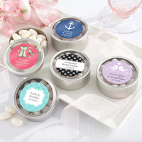 Thumbnail for Simply Sweet Round Candy Tin - Wedding (Set of 12) (Available Personalized)