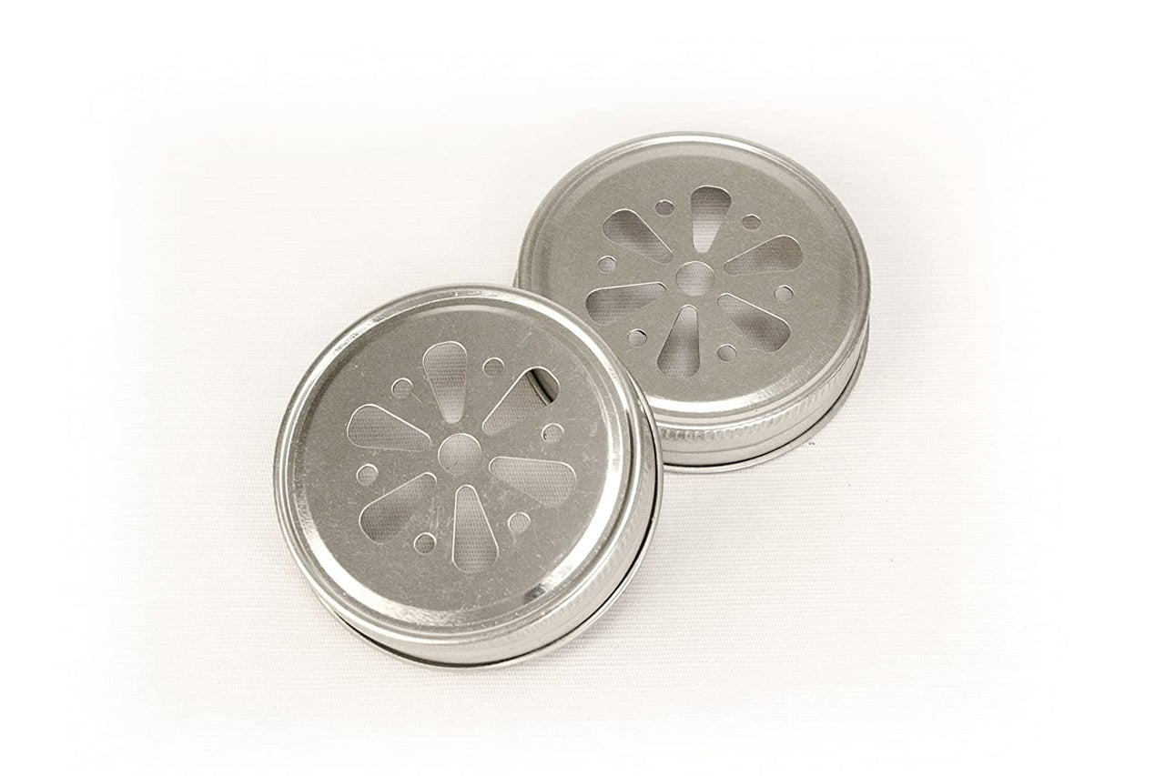 Flower Stamped Mason Jar Lid (Set of 20) Alternate Image 2, Kate Aspen | Lids