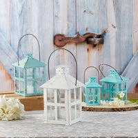 Thumbnail for Vintage White Distressed Lantern - Extra Large Alternate Image 7, Kate Aspen | Lanterns