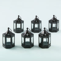 Thumbnail for Black Hexagon Mini Lantern (Set of 6)