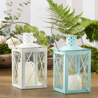 Luminous White Lantern Tea Light Holder - Medium Alternate Image 4, Kate Aspen | Lantern