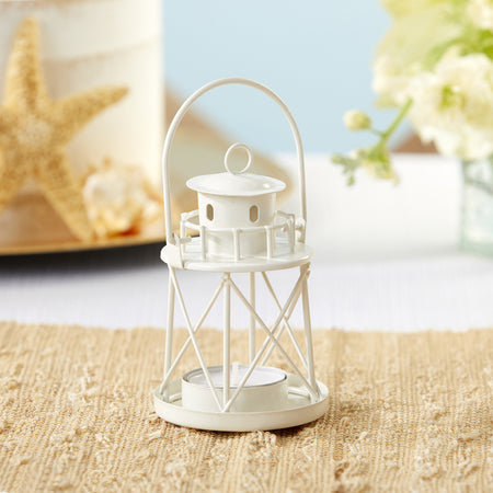 By the Sea Lighthouse Tealight Holder Lantern (Set of 4) Main Image, Kate Aspen | Candles & Votives