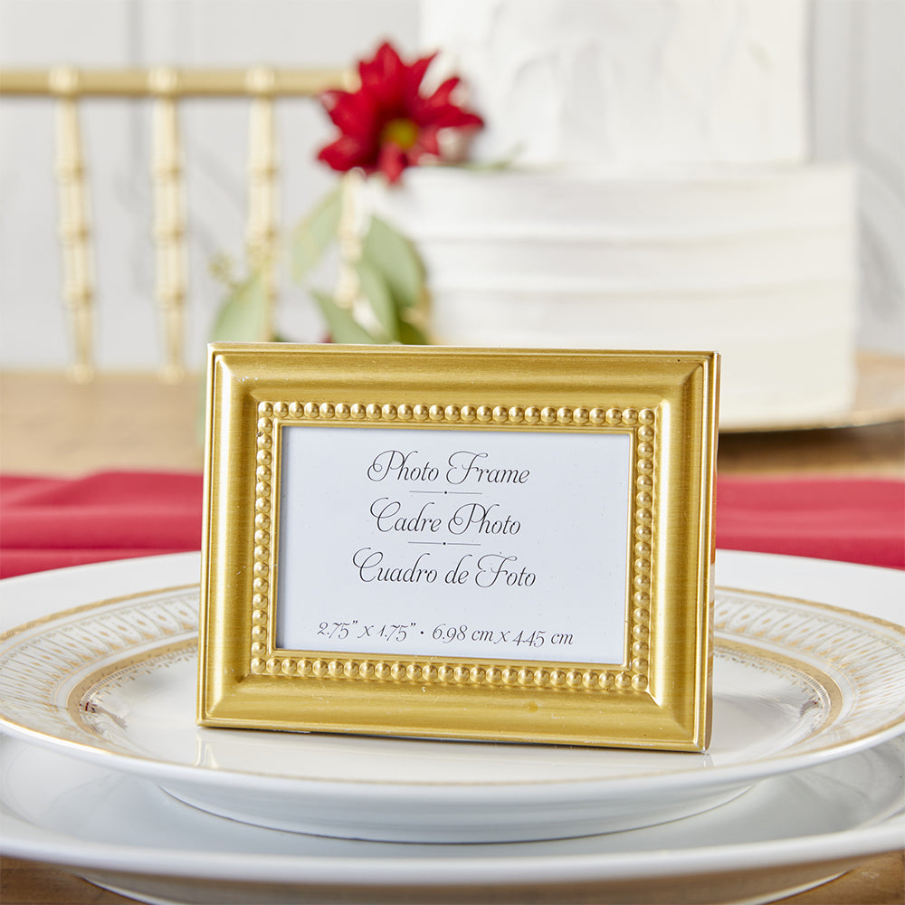 Beautifully Beaded Gold Place Card/Photo Holder (Set of 6) Alternate Image 7, Kate Aspen | Place Card Holders & Frames