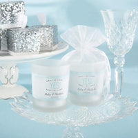Thumbnail for Personalized Frosted Glass Votive - He Asked, She Said Yes