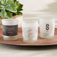 Thumbnail for Personalized Frosted-Glass Votive - Kate's Rustic Wedding Collection