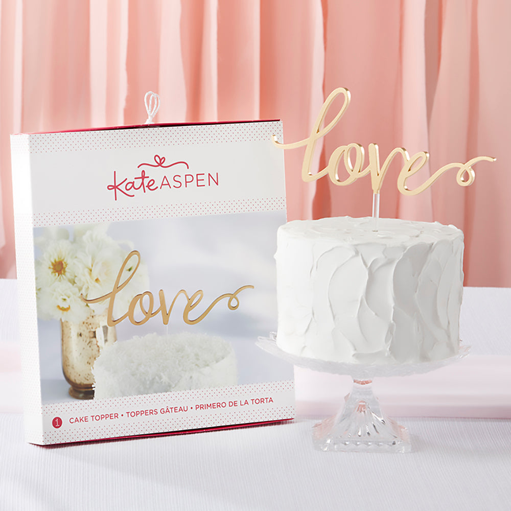 Love Cake Topper Alternate Image 5, Kate Aspen | Cake Toppers