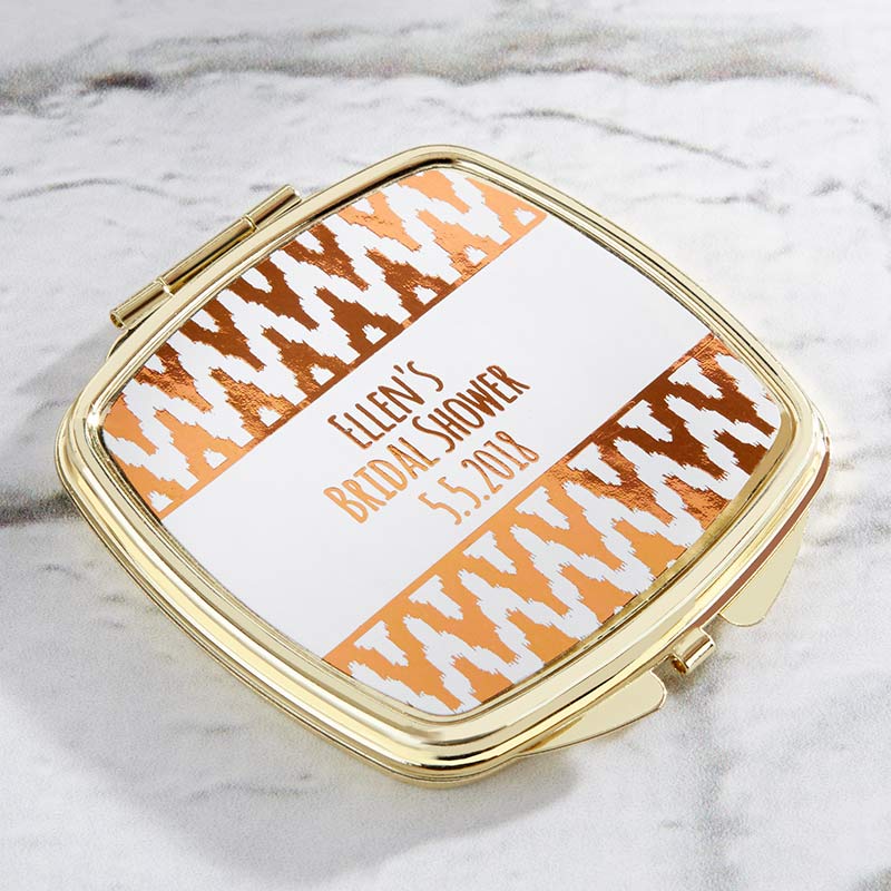 Personalized Gold Compact - Copper Foil