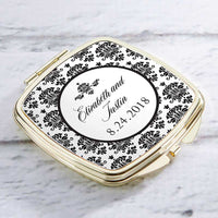 Thumbnail for Personalized Gold Compact - Damask