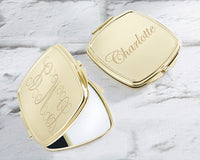 Thumbnail for Personalized Gold Compact - Engraved