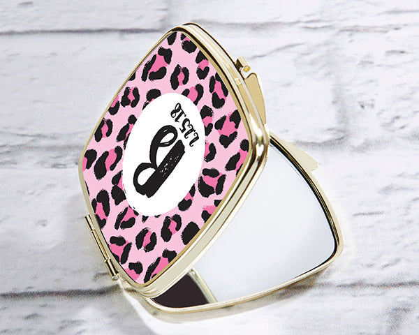 Personalized Gold Compact - Monogram