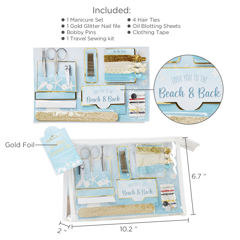 Beach Party Wedding Survival Kit Alternate Image 6, Kate Aspen | Survival Kit