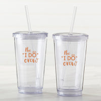 Thumbnail for Printed 16 oz. Acrylic Tumbler - I Do Crew
