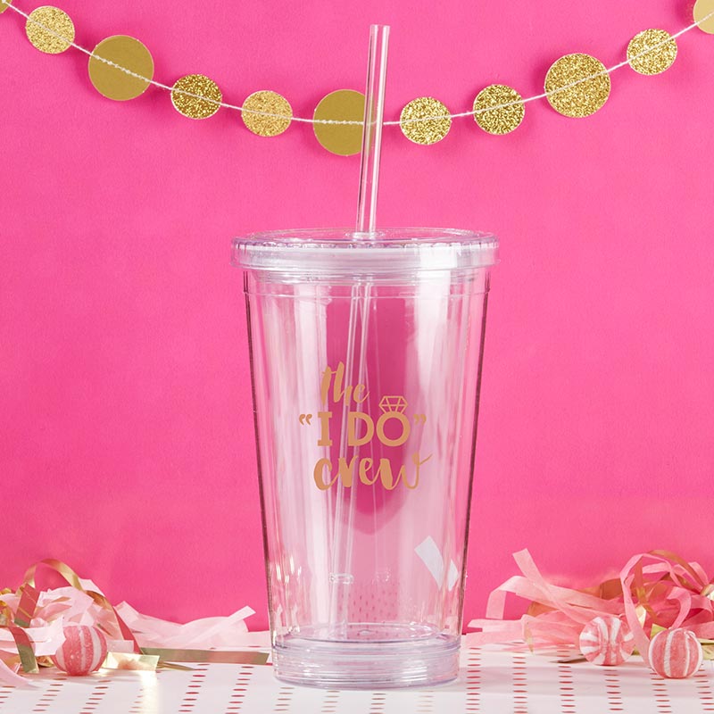 Printed 16 oz. Acrylic Tumbler - I Do Crew