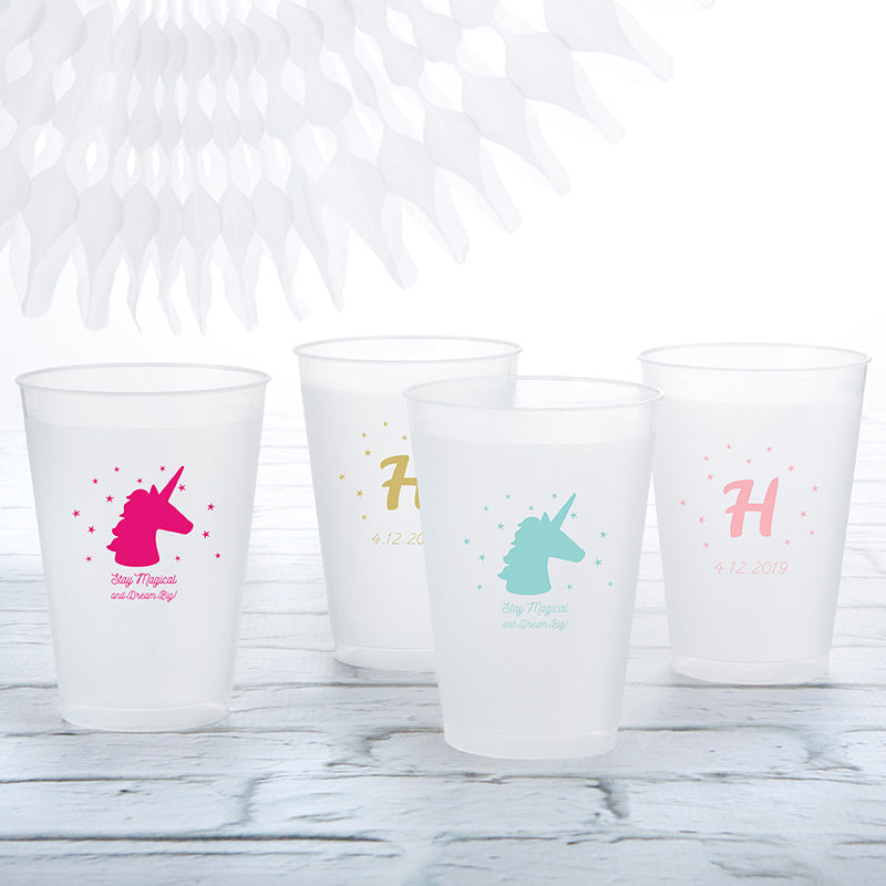 Personalized 10 oz. Frosted Flex Cup - Enchanted Party