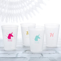 Thumbnail for Personalized 10 oz. Frosted Flex Cup - Enchanted Party