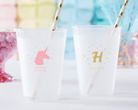 Thumbnail for Personalized 10 oz. Frosted Flex Cup - Enchanted Party