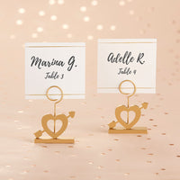 Thumbnail for Cupid's Arrow Gold Place Card Holder (Set of 6)