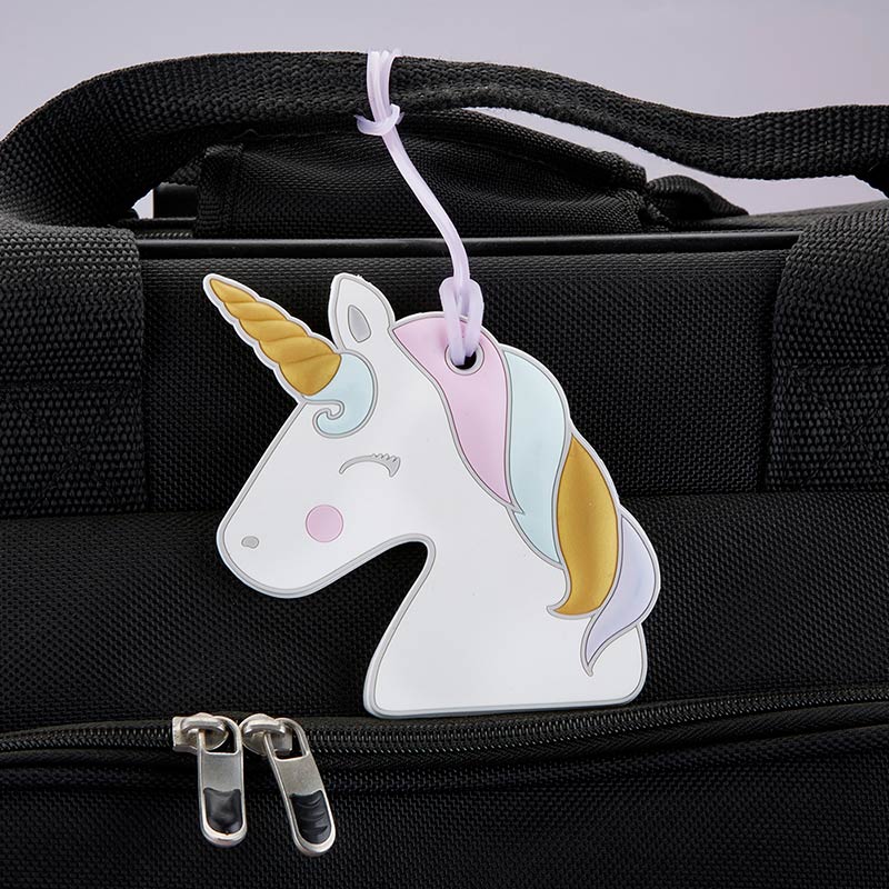 Unicorn Luggage Tag Alternate Image 3, Kate Aspen | Luggage Tags