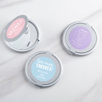 Thumbnail for Personalized Silver Compact Mirror - Baby Shower