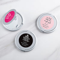 Thumbnail for Personalized Silver Compact Mirror - Bachelor & Bachelorette
